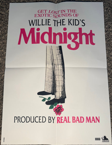Willie The Kid : Midnight (LP, Pin + 7", S/Sided, Bla)
