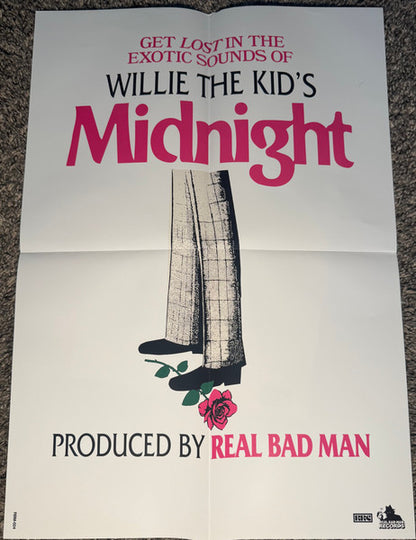 Willie The Kid : Midnight (LP, Pin + 7", S/Sided, Bla)