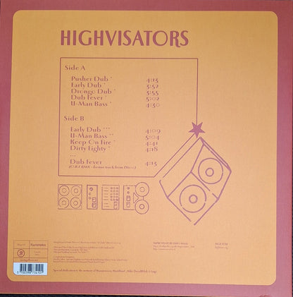 Highvisators = High Tone Meets Improvisators Dub : Highvisators (12", Ora)