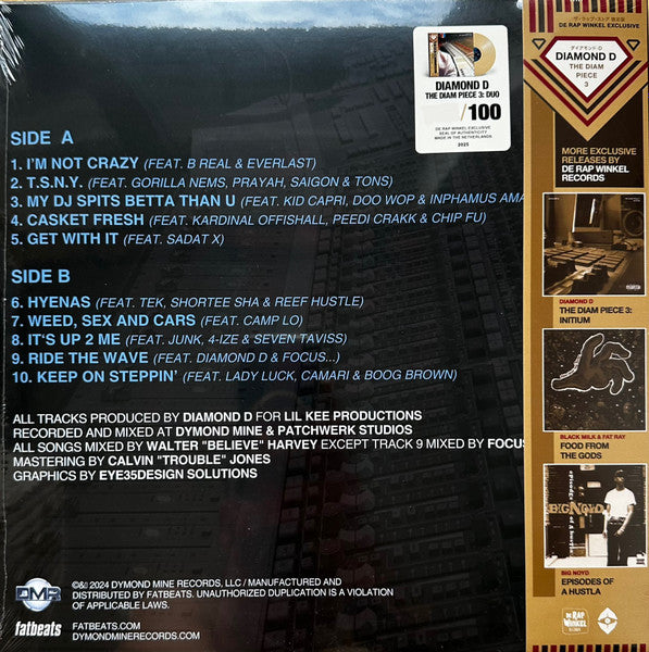 Diamond D : The Diam Piece 3: Duo (LP, Album, Ltd, Num, OBI)