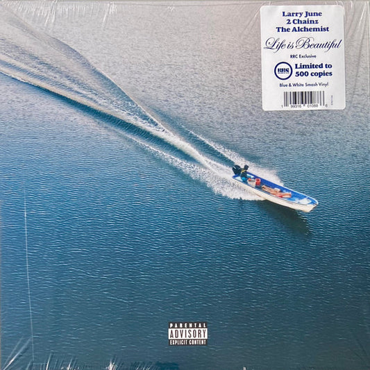 Larry June, 2 Chainz & Alchemist : Life Is Beautiful (LP, Album, Ltd, Blu)