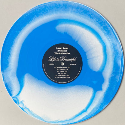 Larry June, 2 Chainz & Alchemist : Life Is Beautiful (LP, Album, Ltd, Blu)