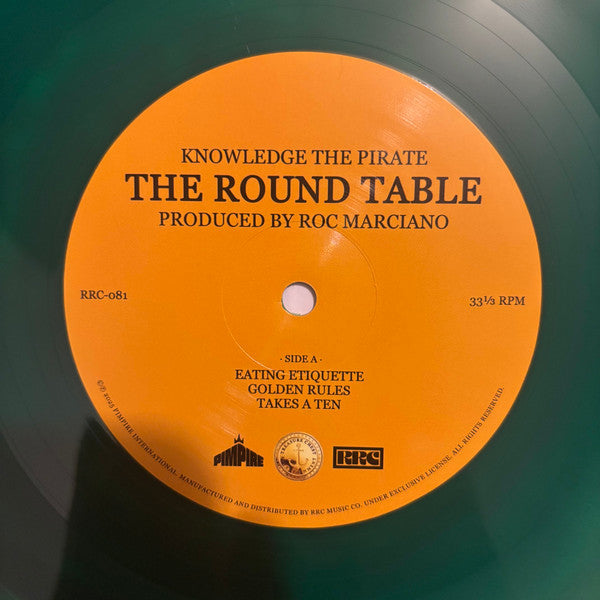 Knowledge The Pirate, Roc Marciano : The Round Table (12", Album, Ltd, Art)