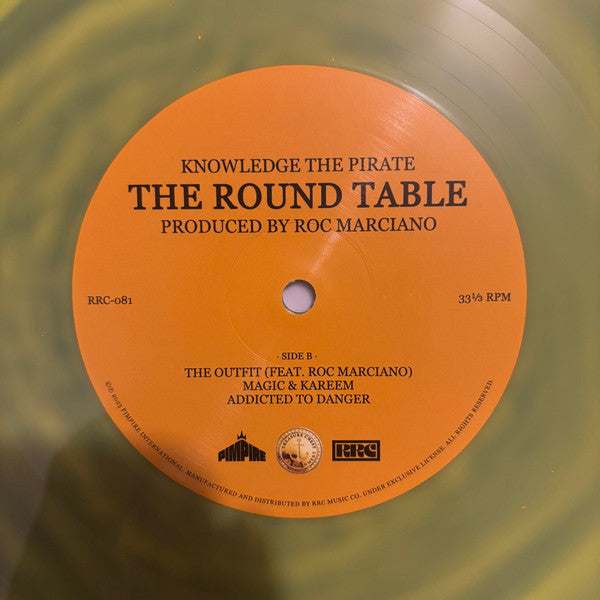 Knowledge The Pirate, Roc Marciano : The Round Table (12", Album, Ltd, Art)