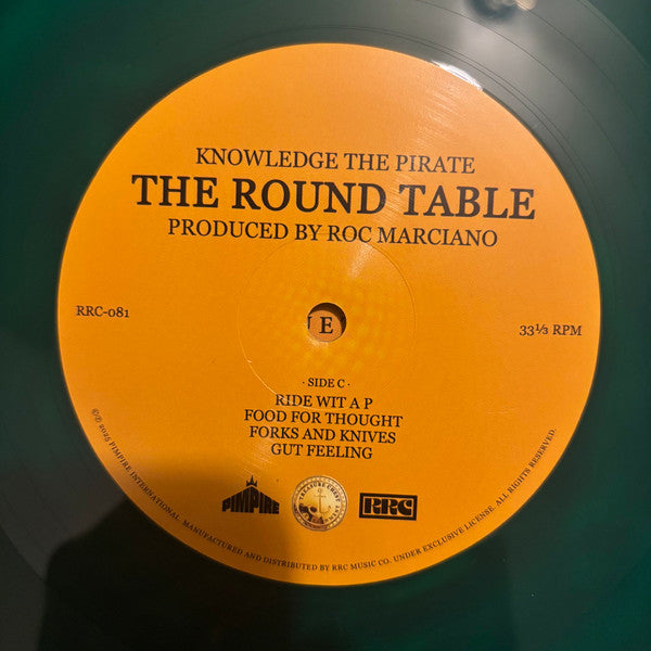 Knowledge The Pirate, Roc Marciano : The Round Table (12", Album, Ltd, Art)