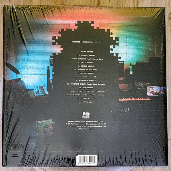 Evidence (2) : Unlearning Vol. 2 (LP, Album, Ltd, Tra)