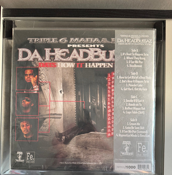 Da Headbussaz : Dat's How It Happen To'm (2xLP, Ltd, Num, Red)