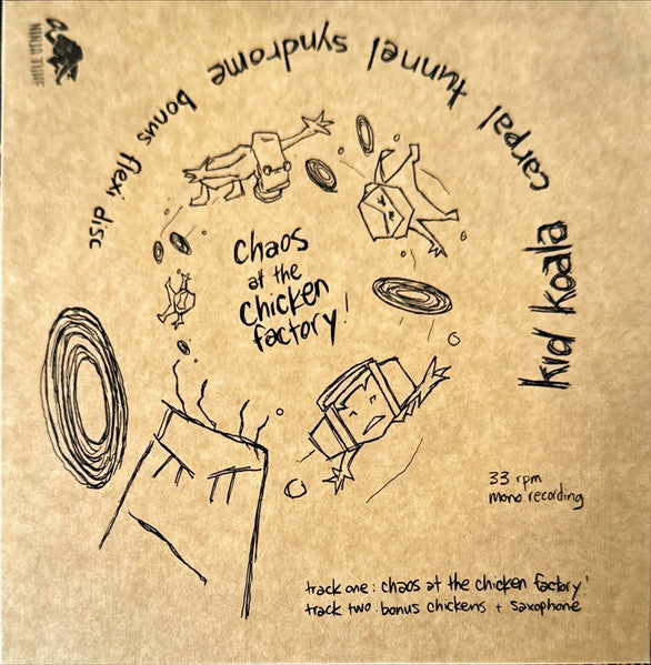 Kid Koala : Carpal Tunnel Syndrome (LP, Album, RE, Bla + Flexi, 7", S/Sided + Ltd)