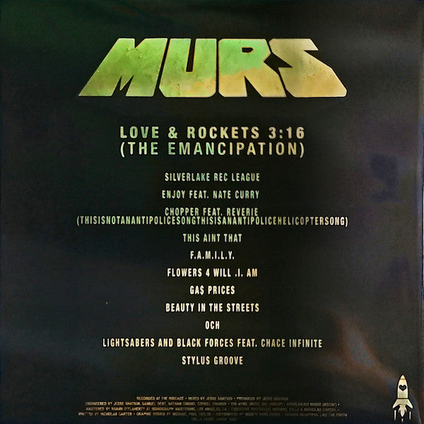 Murs : Love & Rockets 3:16 (The Emancipation) (LP, Album, Sun)