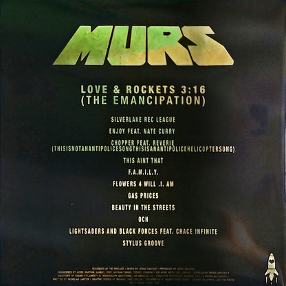 Murs : Love & Rockets 3:16 (The Emancipation) (LP, Album, Sun)