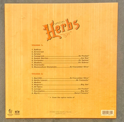 Metal Fingers : Special Herbs (Vols 1&2) (2xLP, Comp, RE, Mus)