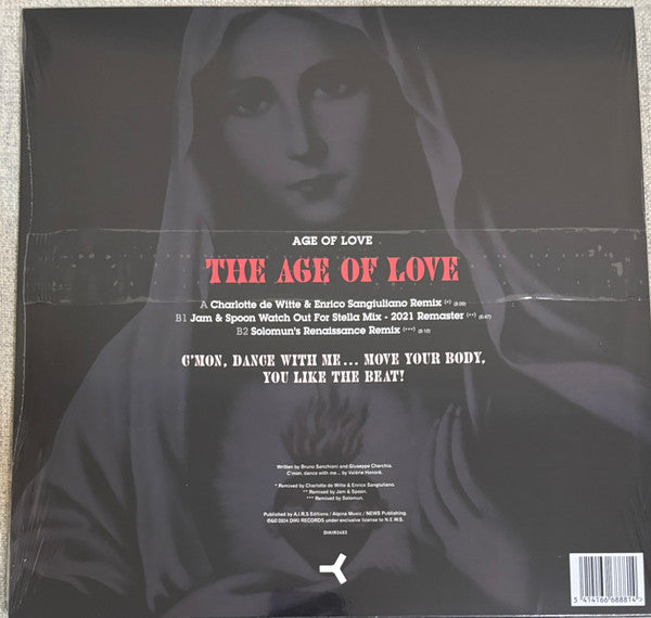 Age Of Love : The Age Of Love (12", Ltd, RM, RP, Blu)