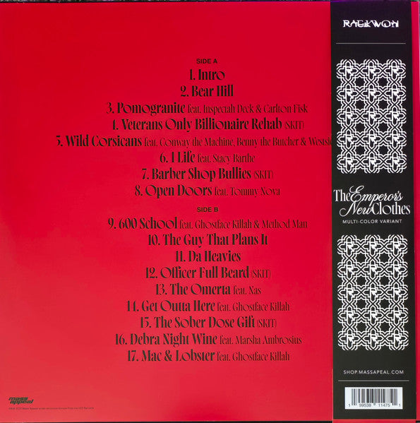 Raekwon : The Emperor's New Clothes (LP, Album, Dlx, Red)