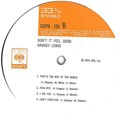 Ramsey Lewis : Don't It Feel Good (LP, Album)