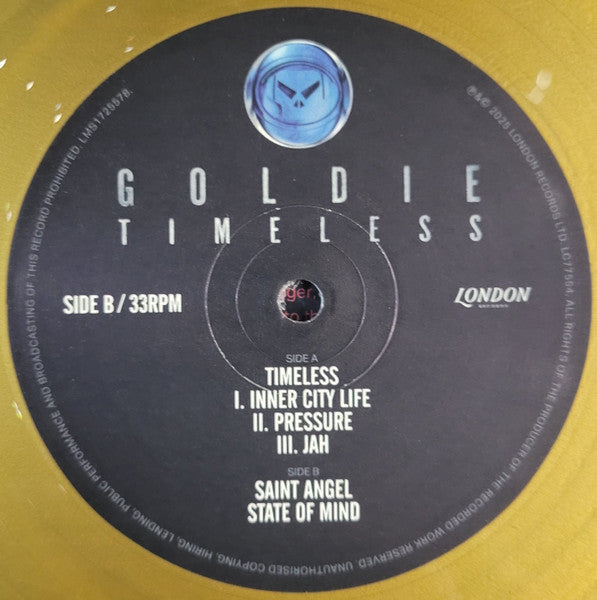 Goldie : Timeless (2xLP, Album, Ltd, RE, RM, Gol)
