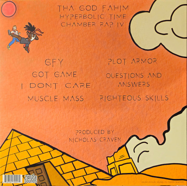 ThaGodFahim & Nicholas Craven : Hyperbolic Time Chamber Rap IV (LP, Album, Ltd, Sun)