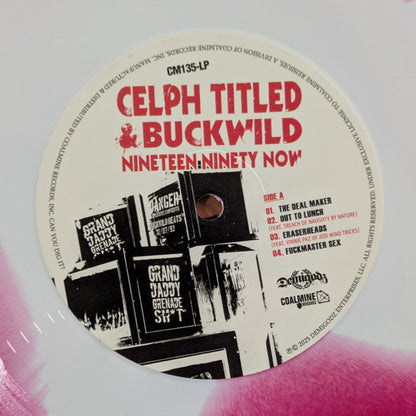 Celph Titled & Buckwild : Nineteen Ninety Now (2xLP, Album, Ltd, Num, RE, RM, Red)