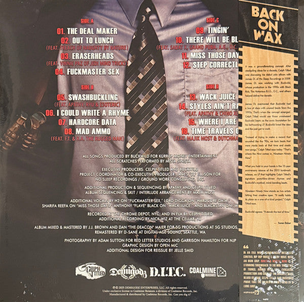 Celph Titled & Buckwild : Nineteen Ninety Now (2xLP, Album, Ltd, Num, RE, RM, Coh)