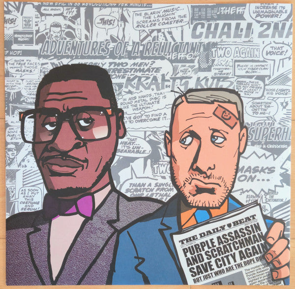 Chali 2NA, Krafty Kuts : Adventures Of A Reluctant Superhero (LP, Album, Ltd, RP, Yel)