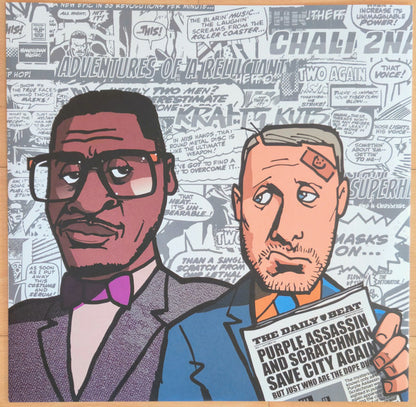 Chali 2NA, Krafty Kuts : Adventures Of A Reluctant Superhero (LP, Album, Ltd, RP, Yel)