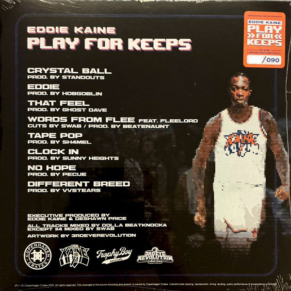 Eddie Kaine : Play For Keeps  (LP, Album, Ltd, Num, Str)