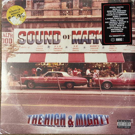The High & Mighty : Sound Of Market (2xLP, Album, Ltd, Blu)