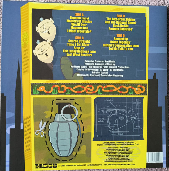 Kut Masta Kurt Presents Masters Of Illusion : Kut Masta Kurt Presents Masters Of Illusion (LP, Ltd, Num, Red + LP, Blu + Album, Ltd, RE, RP, )