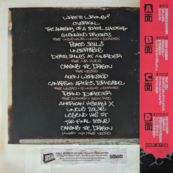 Ill Bill : What's Wrong With Bill? (2xLP, Album, Ltd, RE, 20t)