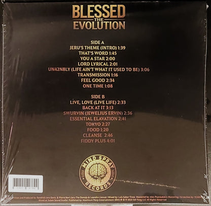 Jeru The Damaja : Blessed The Evolution (LP, Album)