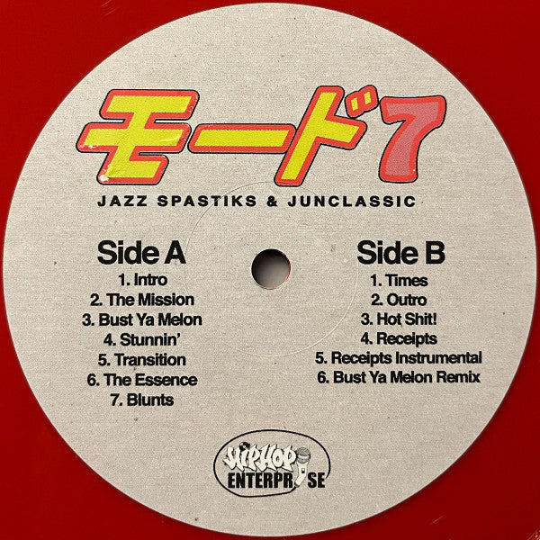 Jazz Spastiks & Junclassic : Mode 7 (LP, Album, Ltd, RE, Red)