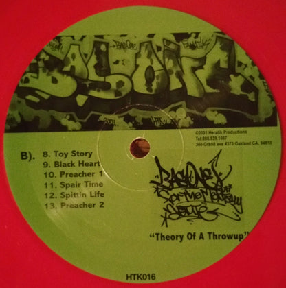 Bas-1 : For The Mentally Astute "Theory Of A Throw-Up" (LP, Red + LP, Yel + LP, Gre + Album)
