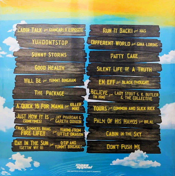 De La Soul : Cabin In The Sky (2xLP, Album, Ltd, Yel)
