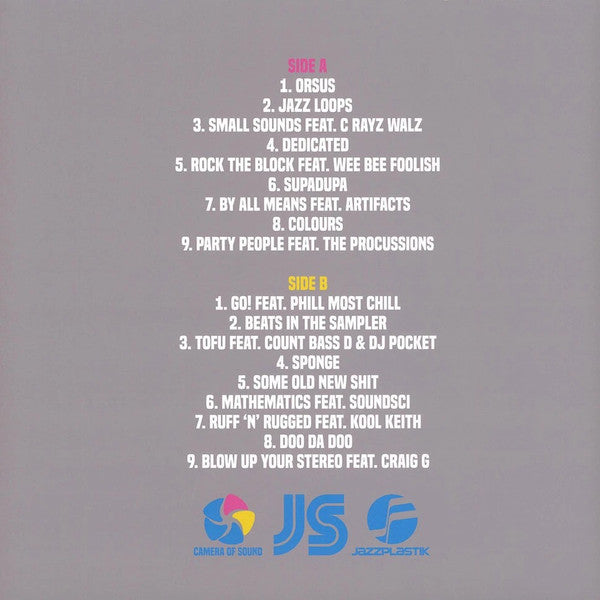 Jazz Spastiks : Camera Of Sound (LP, Album, Ltd, Blu)