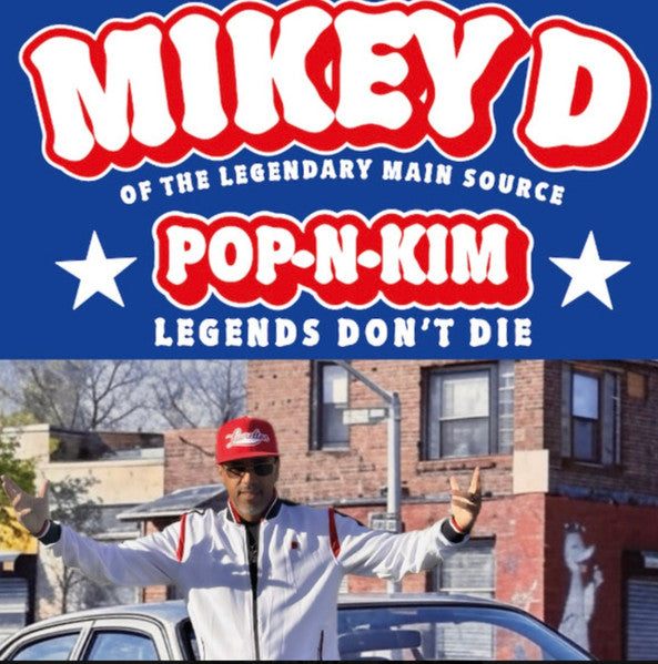 MC Mikey D : Pop-N-Kim (Legends Don't Die) (LP, Album, Red)