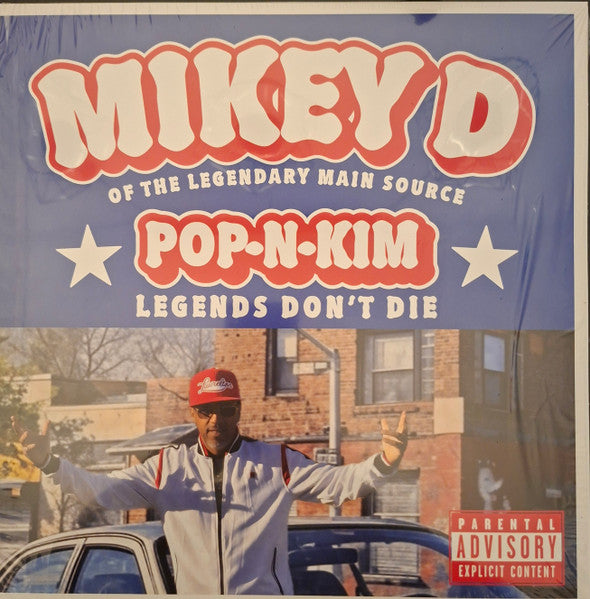 MC Mikey D : Pop-N-Kim (Legends Don't Die) (LP, Album, Red)