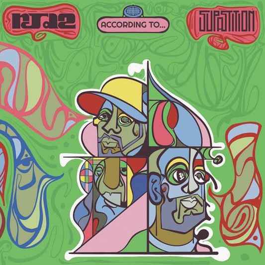 RJD2 & Supastition : According To... (LP, Album, Gre)