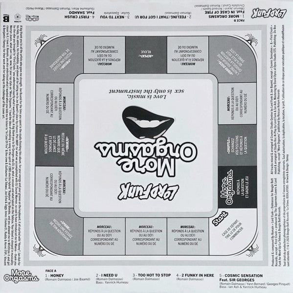 Lordfunk : More Orgasms (LP, Album, Pin)