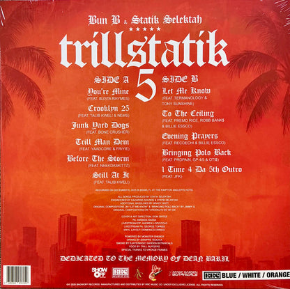 Bun B & Statik Selektah : Trillstatik 5 (LP, Blu)
