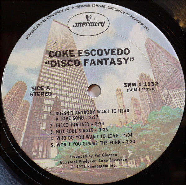Coke Escovedo : Disco Fantasy (LP, Album, Ter)