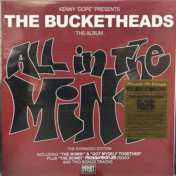 Kenny "Dope" Gonzalez Presents The Bucketheads : All In The Mind (2xLP, Album, RSD, Ltd, Num, RE, Gre)