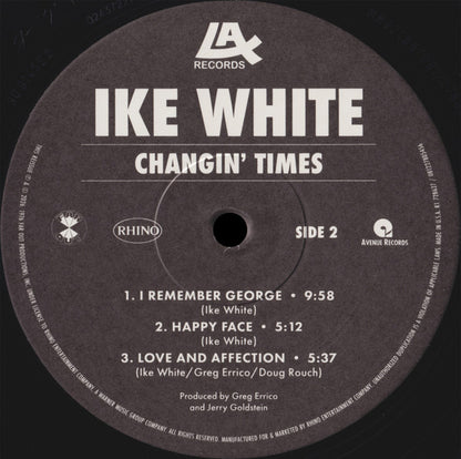 Ike White : Changin' Times (LP, Album, RSD, RE)