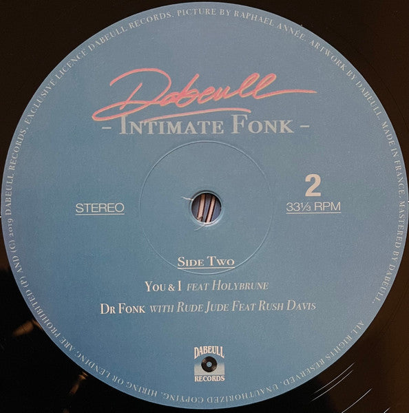 Dabeull : Intimate Fonk (12", EP, RP)