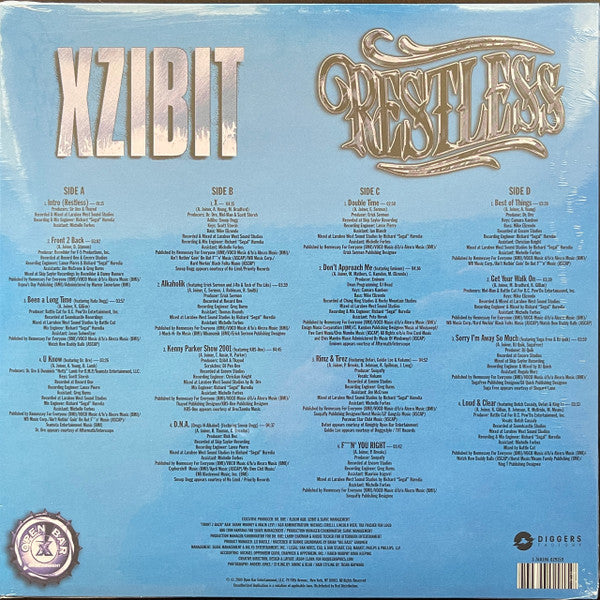 Xzibit : Restless (2xLP, Album, RSD, RE, RM, Blu)
