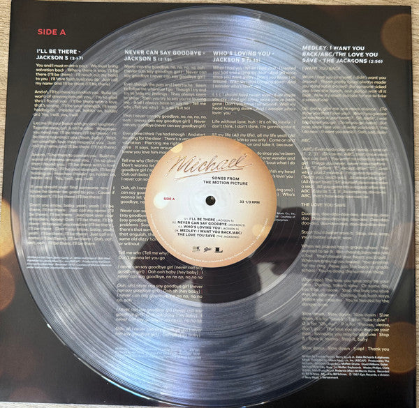 Michael Jackson : Michael (Songs From The Motion Picture) (2xLP, Album, Comp, Cry)