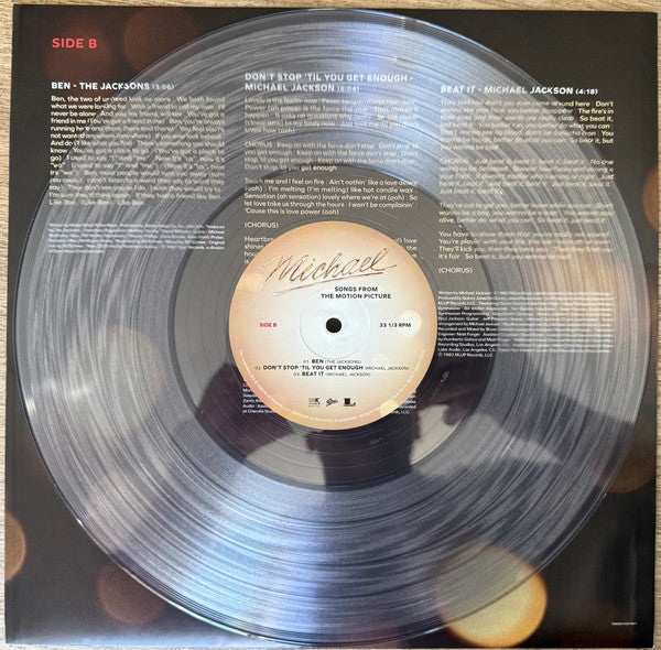 Michael Jackson : Michael (Songs From The Motion Picture) (2xLP, Album, Comp, Cry)