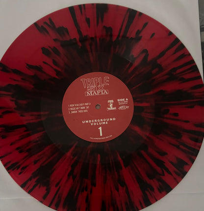 Three 6 Mafia : Underground Vol. 1 (1991-1994) (LP, Comp, Ltd, RP, Red)