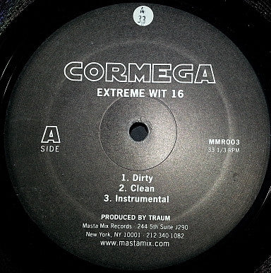 Cormega / Traum (5) : Extreme Wit 16 / Live From Hell (12")