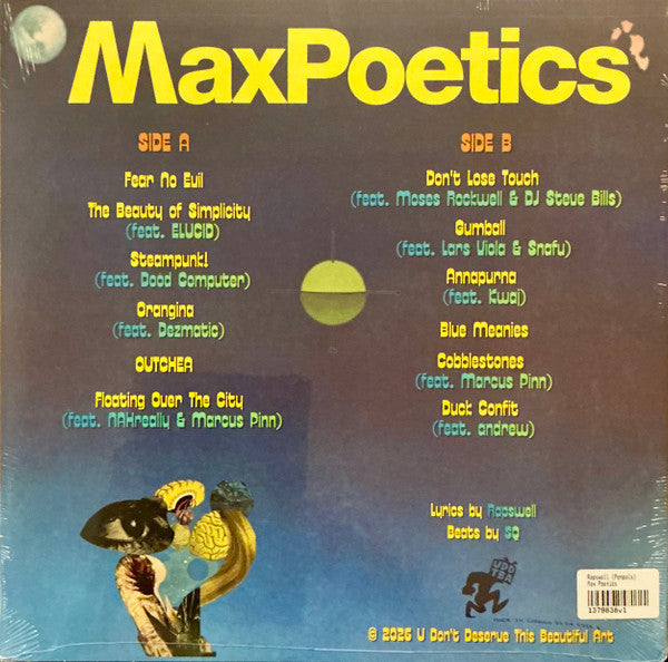 Rapswell : MAX POETICS (LP, Album)