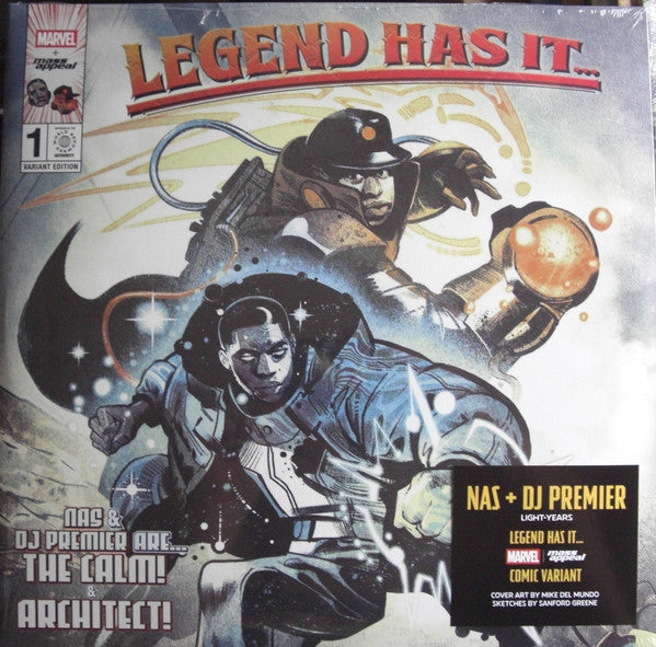 Nas + DJ Premier : Light-Years (2xLP, Album, Ltd, Whi)