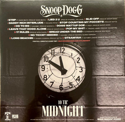 Snoop Dogg : 10 Til' Midnight (LP, Album, Ltd, Pet)